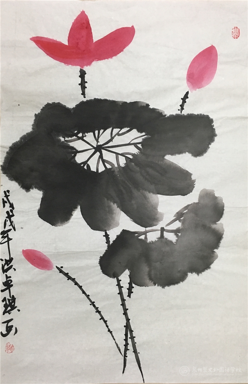 名稱：《荷花》   作者：507班洪卓琪同學(xué)
