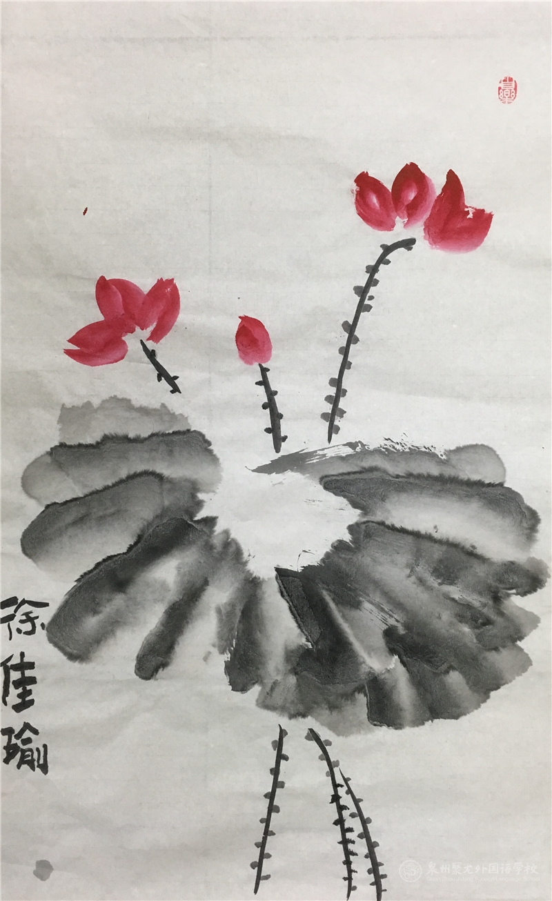 名稱：《荷花》   作者：307班徐佳瑜同學(xué)