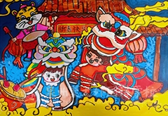 五年段“我們的節(jié)日?春節(jié)”繪畫比賽
