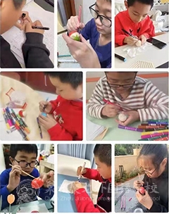 不要走開有彩蛋——聚龍外國語學(xué)校五年段清明”繪彩蛋“民俗活動